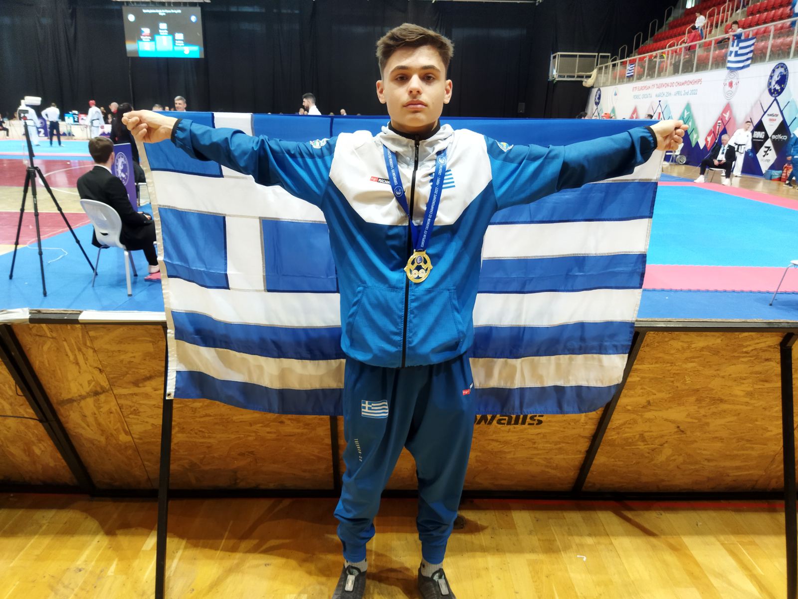 ΧΡΥΣΟΣ Ο ΚΑΜΑΚΑΡΗΣ ΝΙΚΟΛΑΟΣ  ΣΤΟ ΠΑΝΕΥΡΩΠΑΪΚΟ ΤΗΣ ΚΡΟΑΤΙΑΣ!!